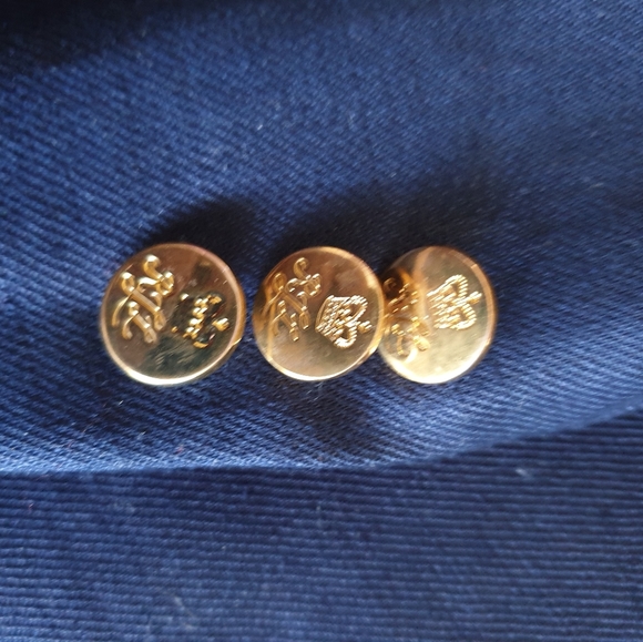 Ralph Lauren Vintage Navy Linen Jacket. 10P. - Picture 7 of 7